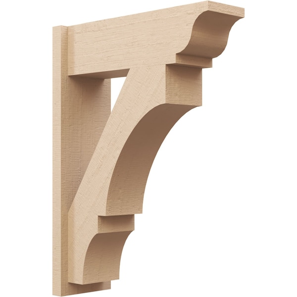 Ekena Millwork 7 1/2-in W x 22-in D x 30-in H Balboa Trad Rough Cedar Woodgrain TimberThane Outlooker, Primed Tan OUTUR075X22X30BOA04RCPR - main